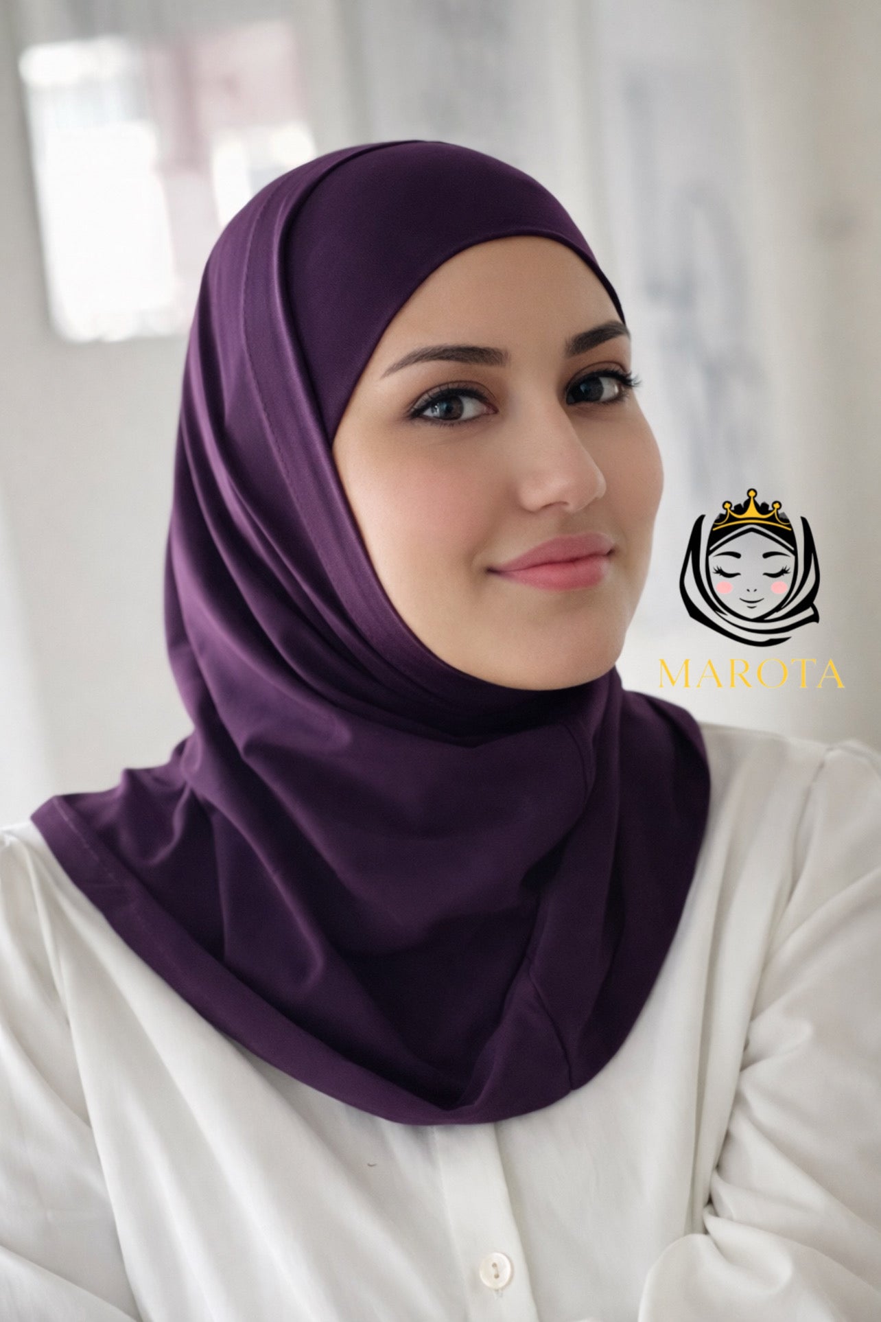 حجاب قطعتين ليكرا Zwei Teile Hijab aus Lycra