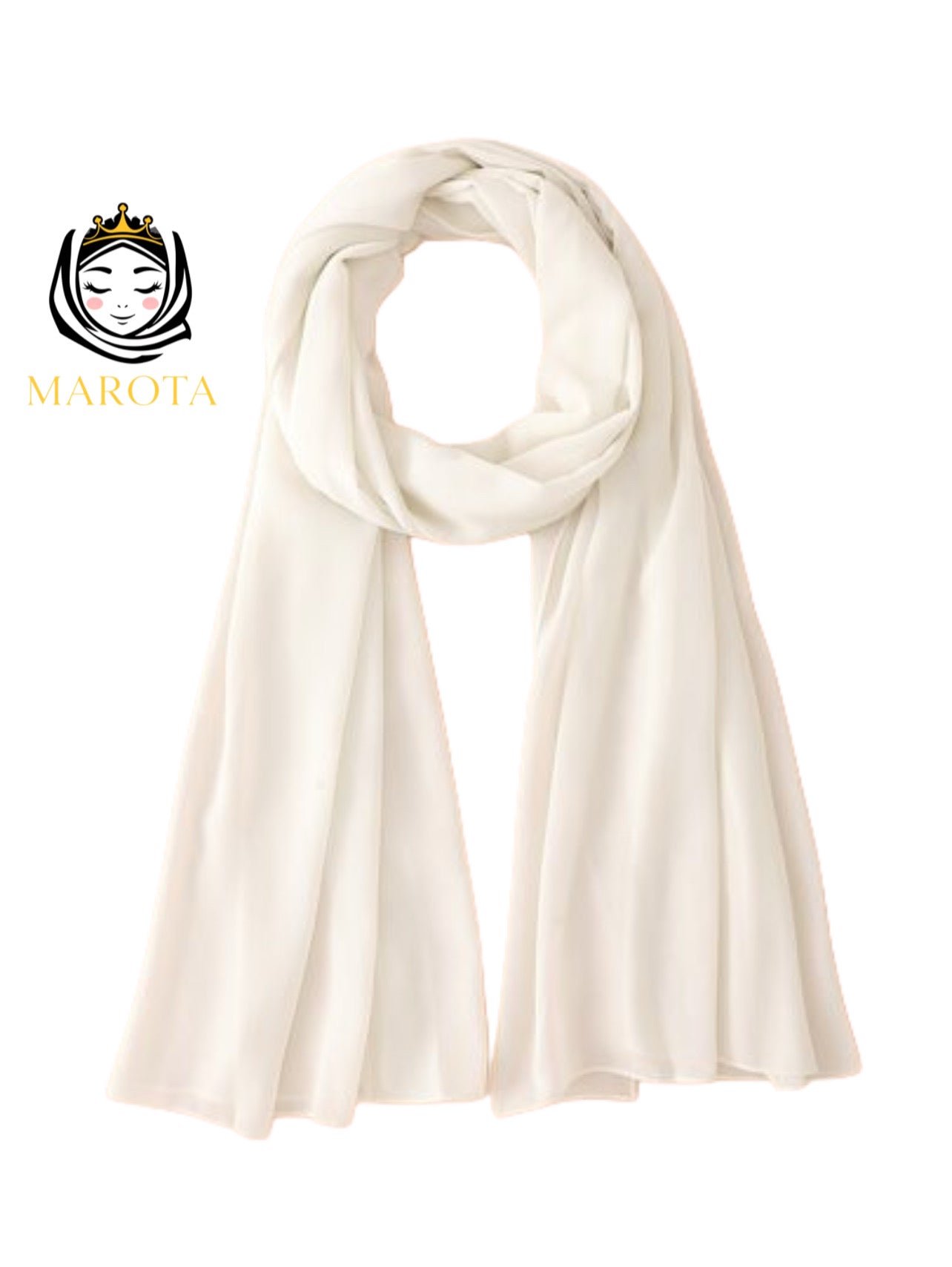 شال قماشة كريب سادة