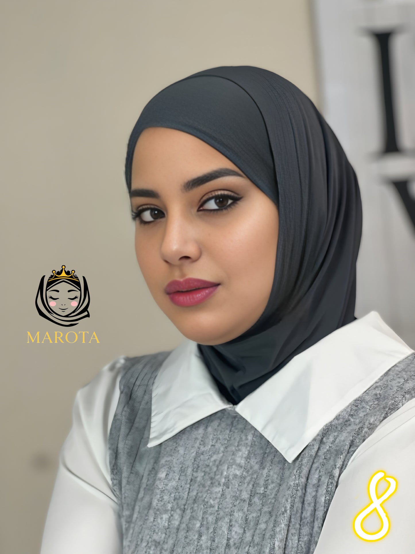 حجاب قطعتين ليكرا Zwei Teile Hijab aus Lycra