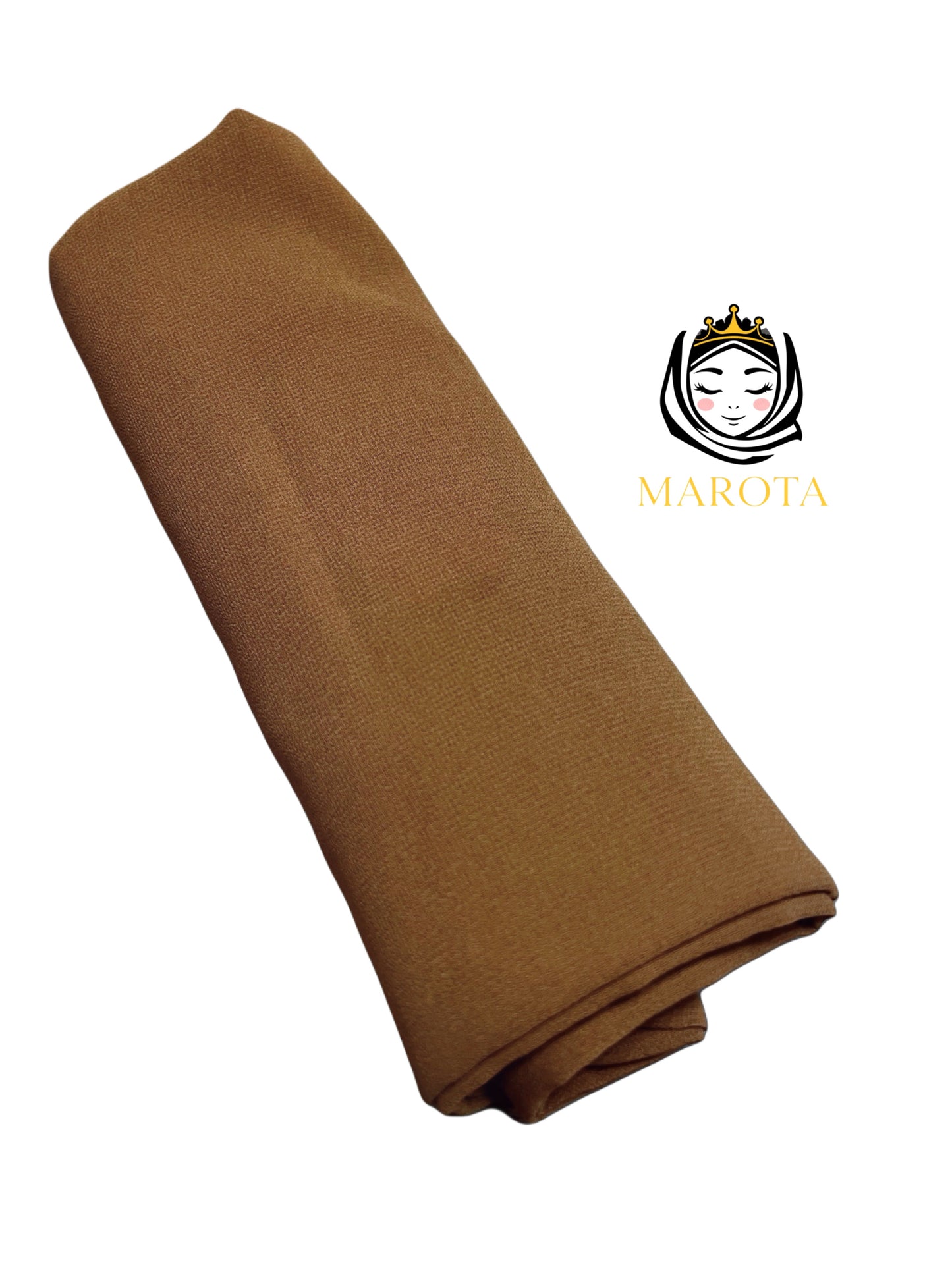 شال قماشة كريب سادة