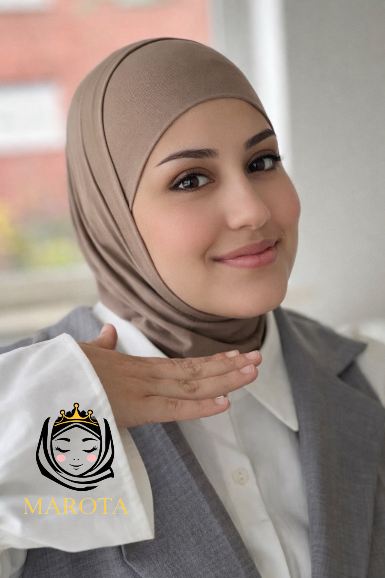 حجاب قطعتين ليكرا Zwei Teile Hijab aus Lycra
