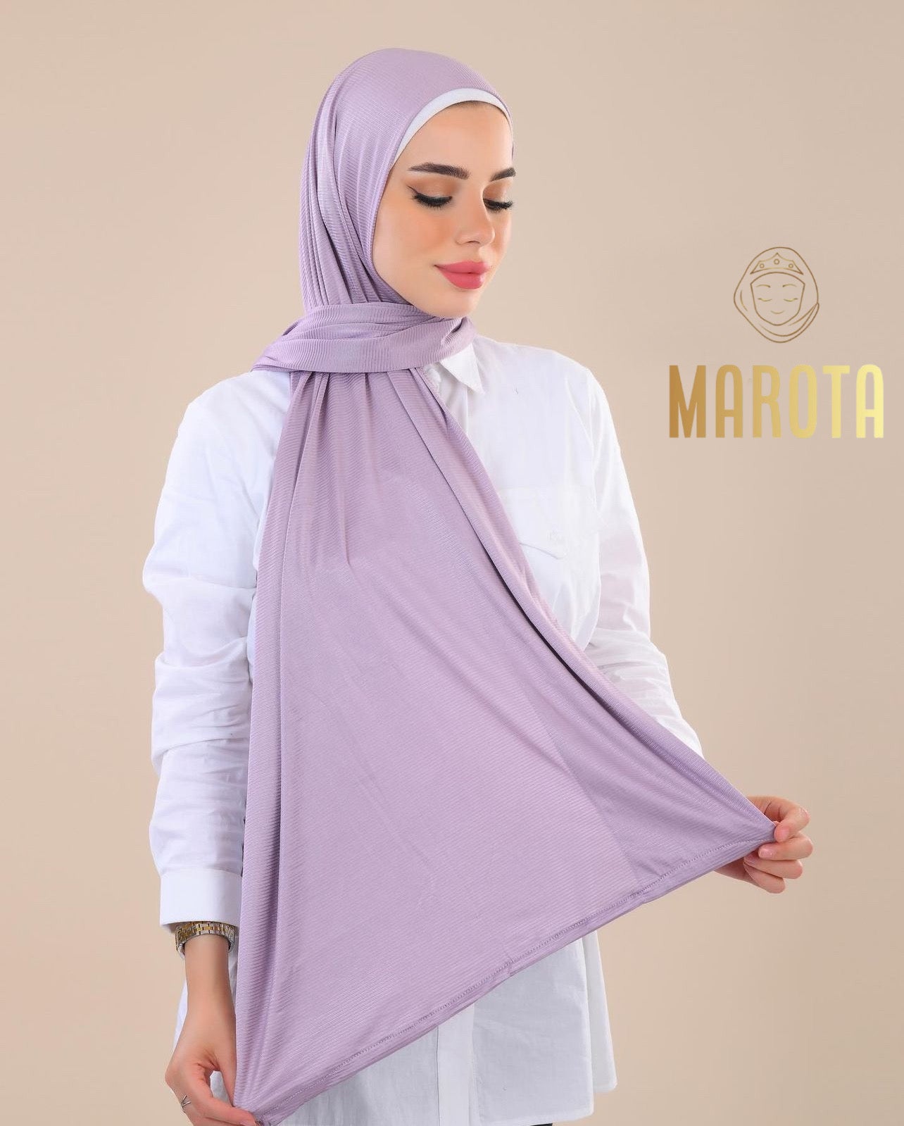 حجاب الاكوا حجاب عملي مابيحتاج دبوس