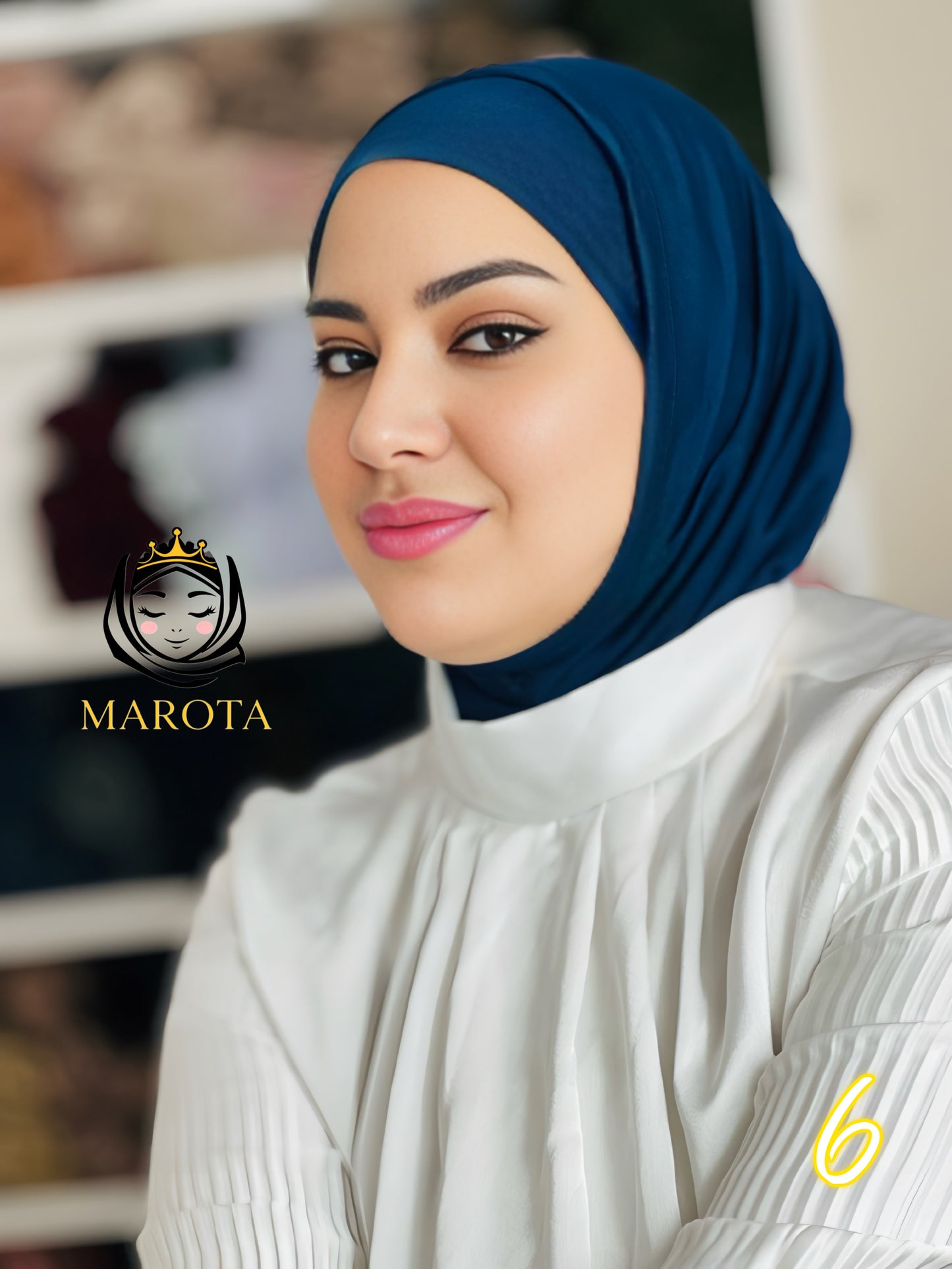 Baumwolle zwei Teile Hijab , حجاب قطعتين قطن