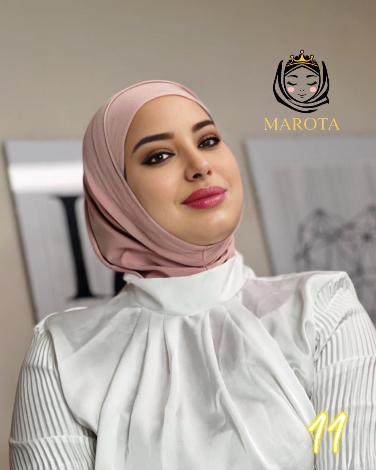 حجاب قطعتين ليكرا Zwei Teile Hijab aus Lycra