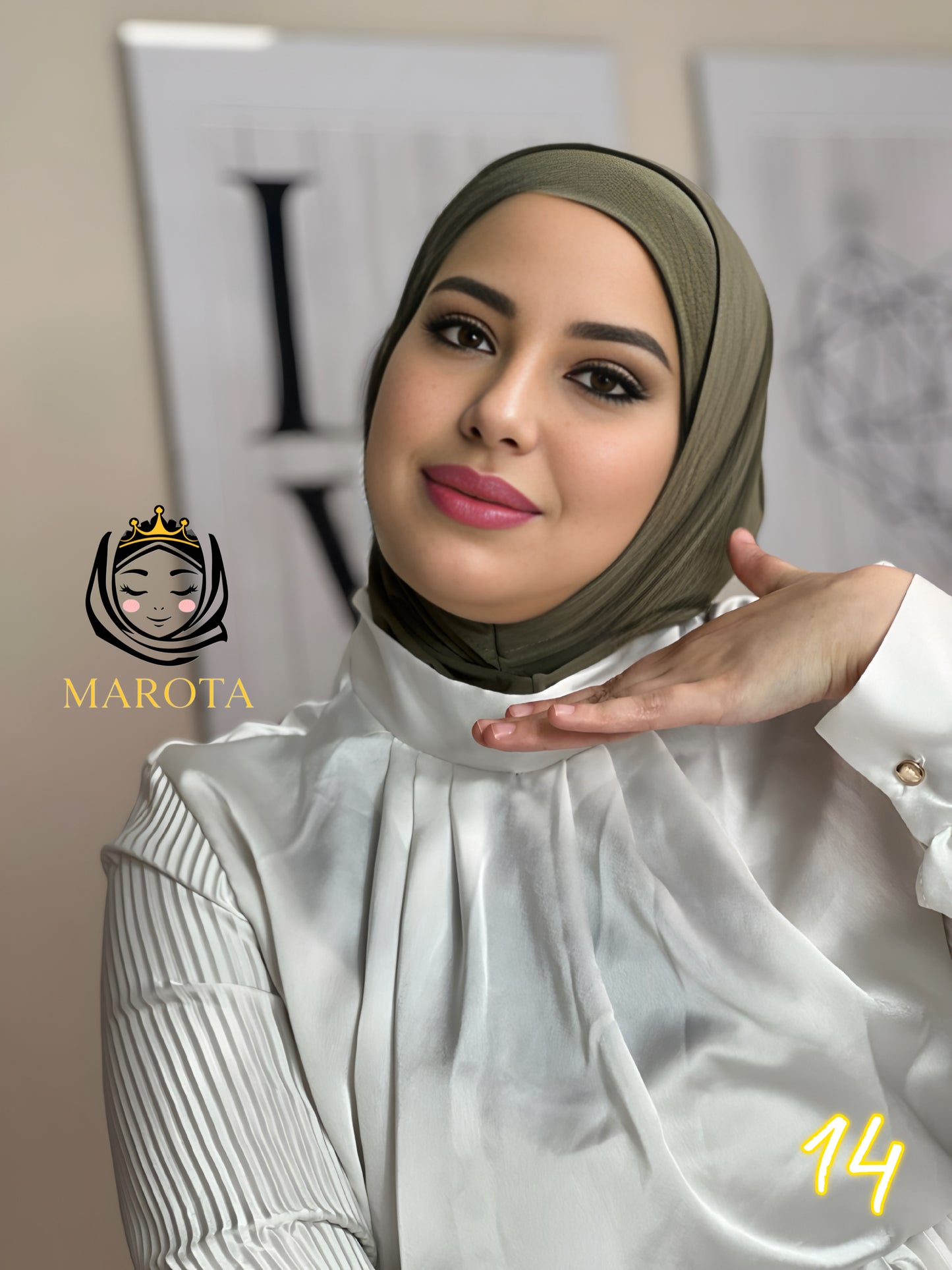 حجاب قطعتين ليكرا Zwei Teile Hijab aus Lycra