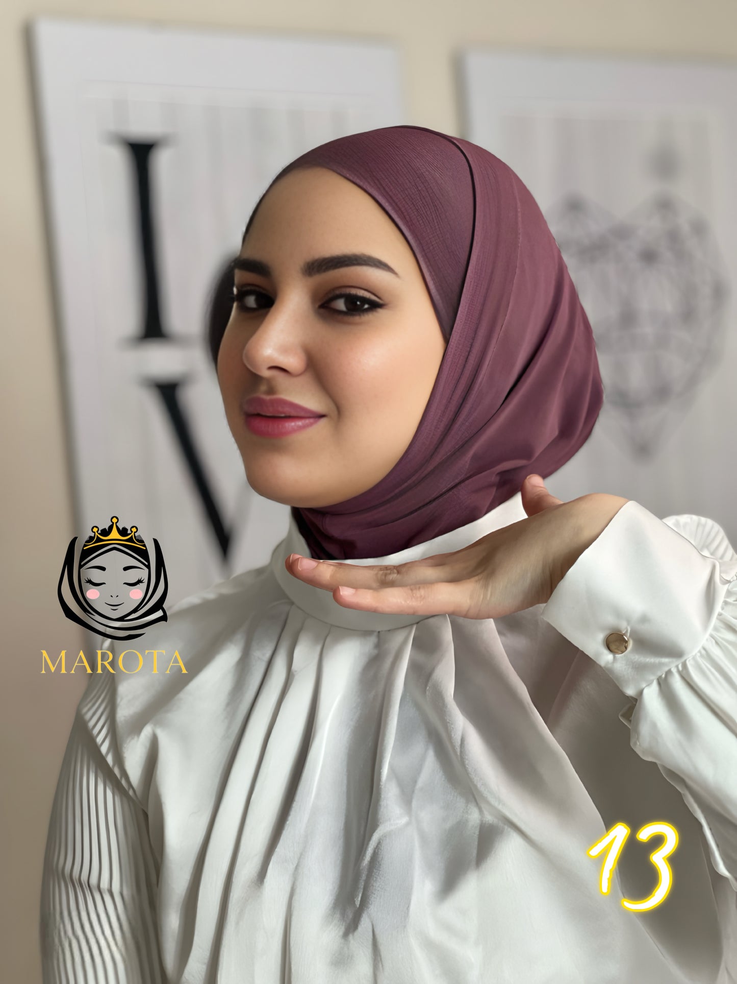 حجاب قطعتين ليكرا Zwei Teile Hijab aus Lycra
