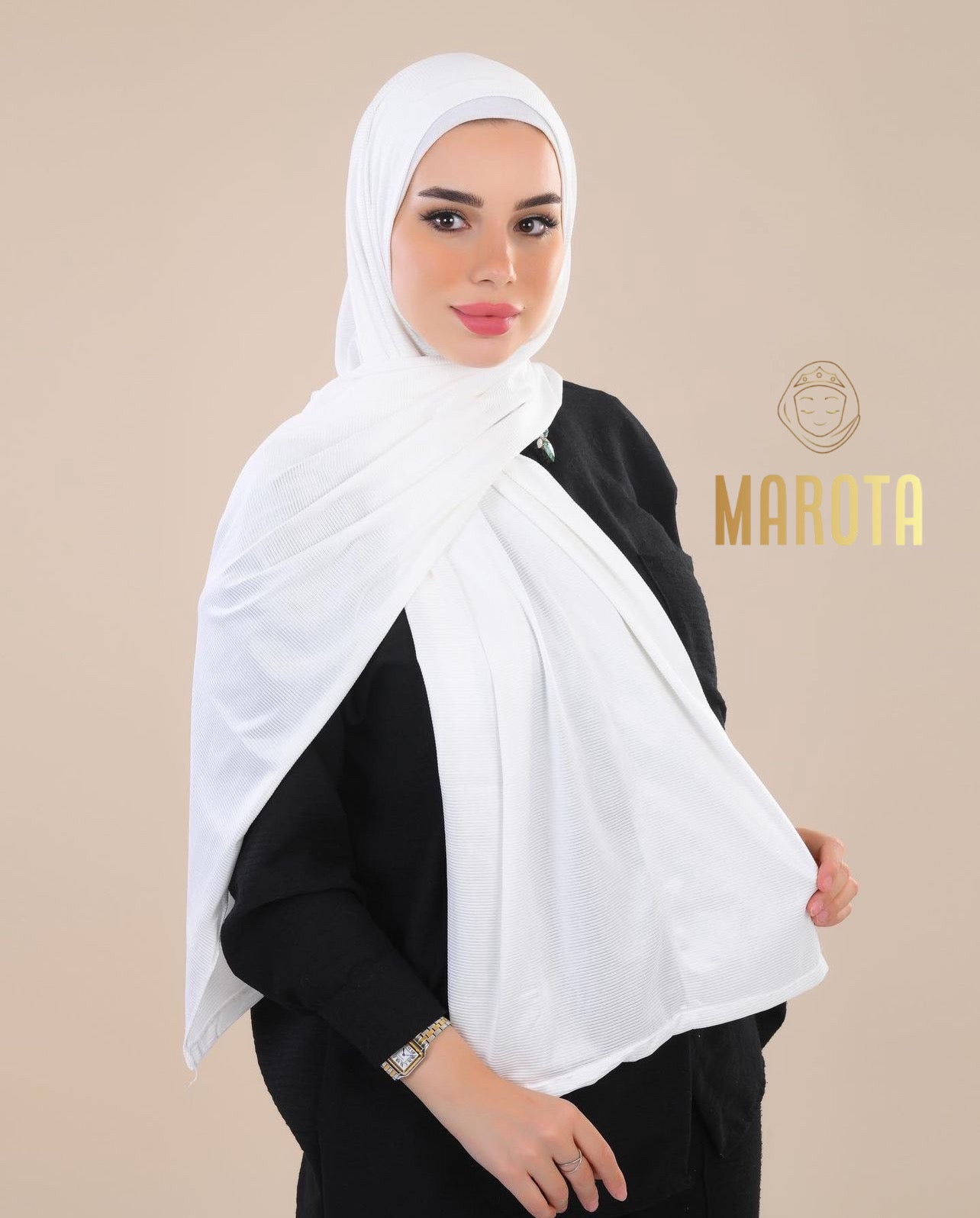 حجاب الاكوا حجاب عملي مابيحتاج دبوس