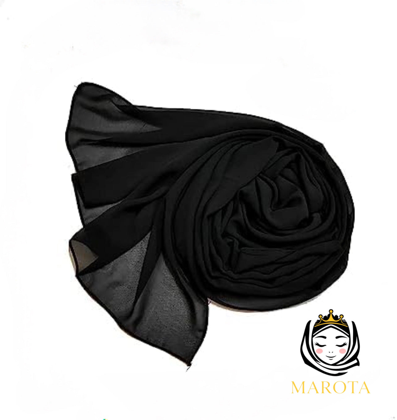 شال قماشة كريب سادة