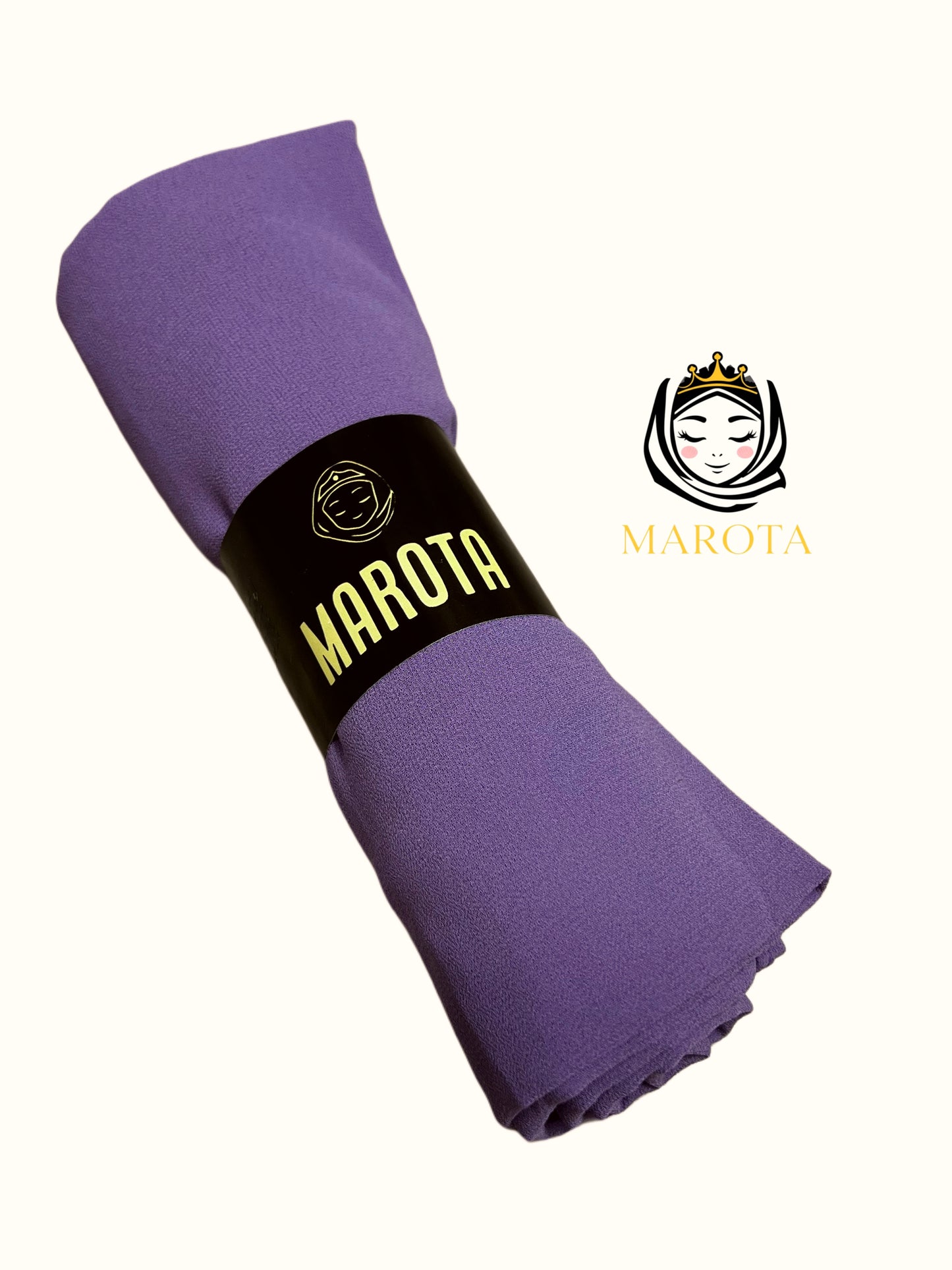 شال قماشة كريب سادة